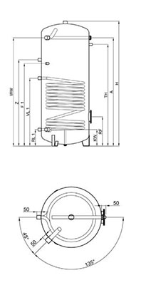 drinkwaterboiler tekening