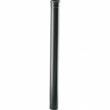 80mm afvoerbuis pelletkachel zwart 100cm