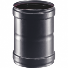 Mof 15cm F/F afvoermateriaal pelletkachel zwart 80mm