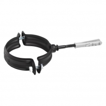 Muurbeugel afvoermateriaal pelletkachel zwart 80mm