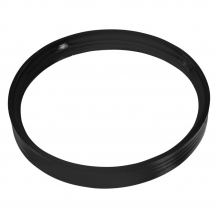 Siliconenring tbv pelletkachel buis zwart 100mm