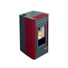 pelletkachel nikita 6,5 kW bordeaux