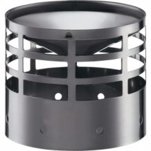 Regenkap Rvs afvoermateriaal pelletkachel 80mm