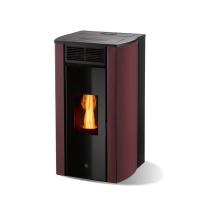 cv pelletkachel garda 28 kW rood