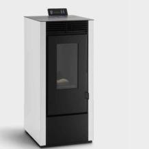pelletkachel milu 14 kw wit
